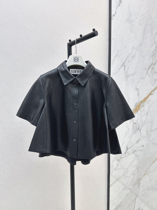 Loe 25fw leather jacket