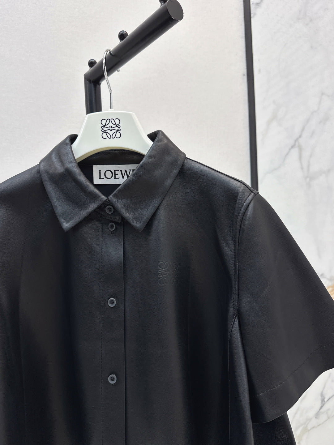 Loe 25fw leather jacket