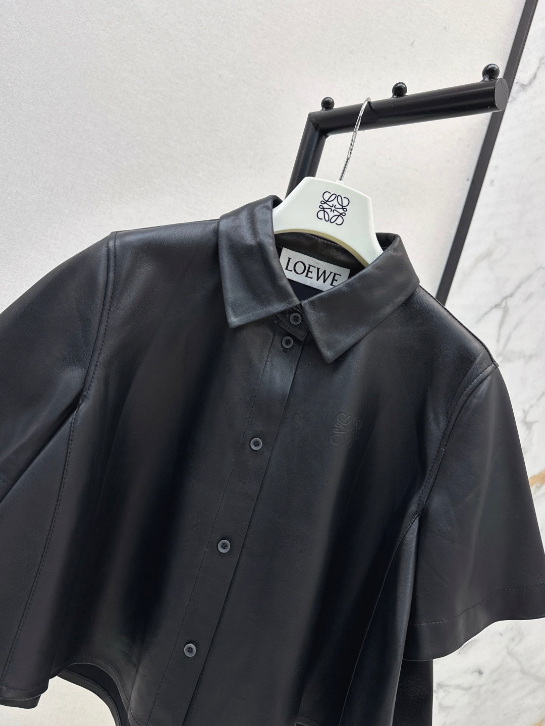 Loe 25fw leather jacket