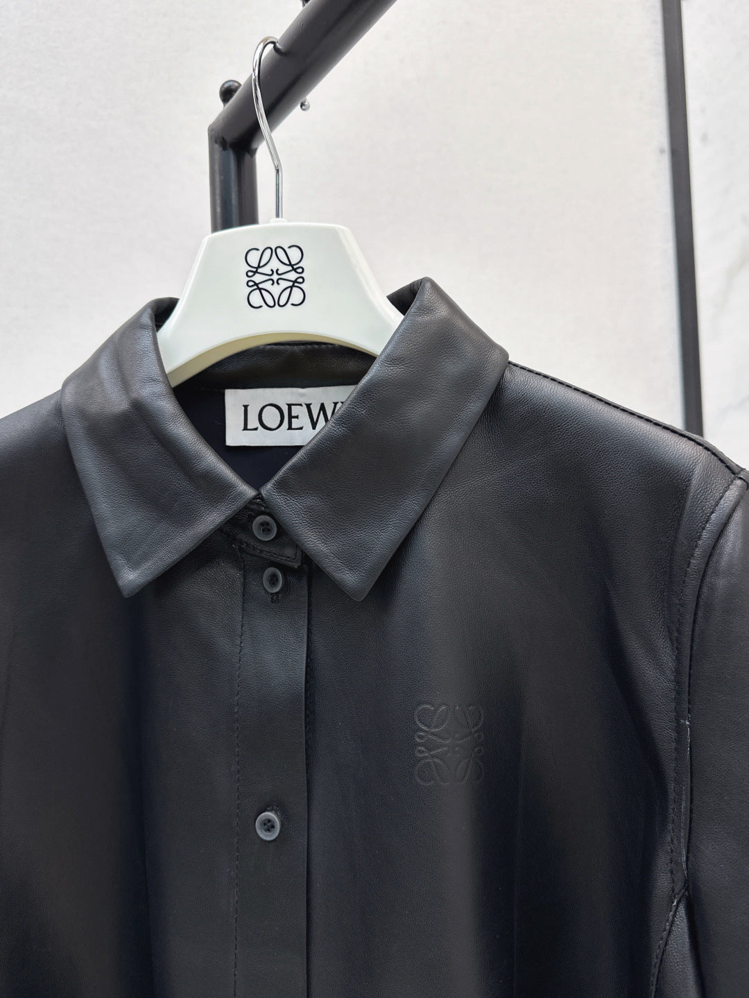 Loe 25fw leather jacket