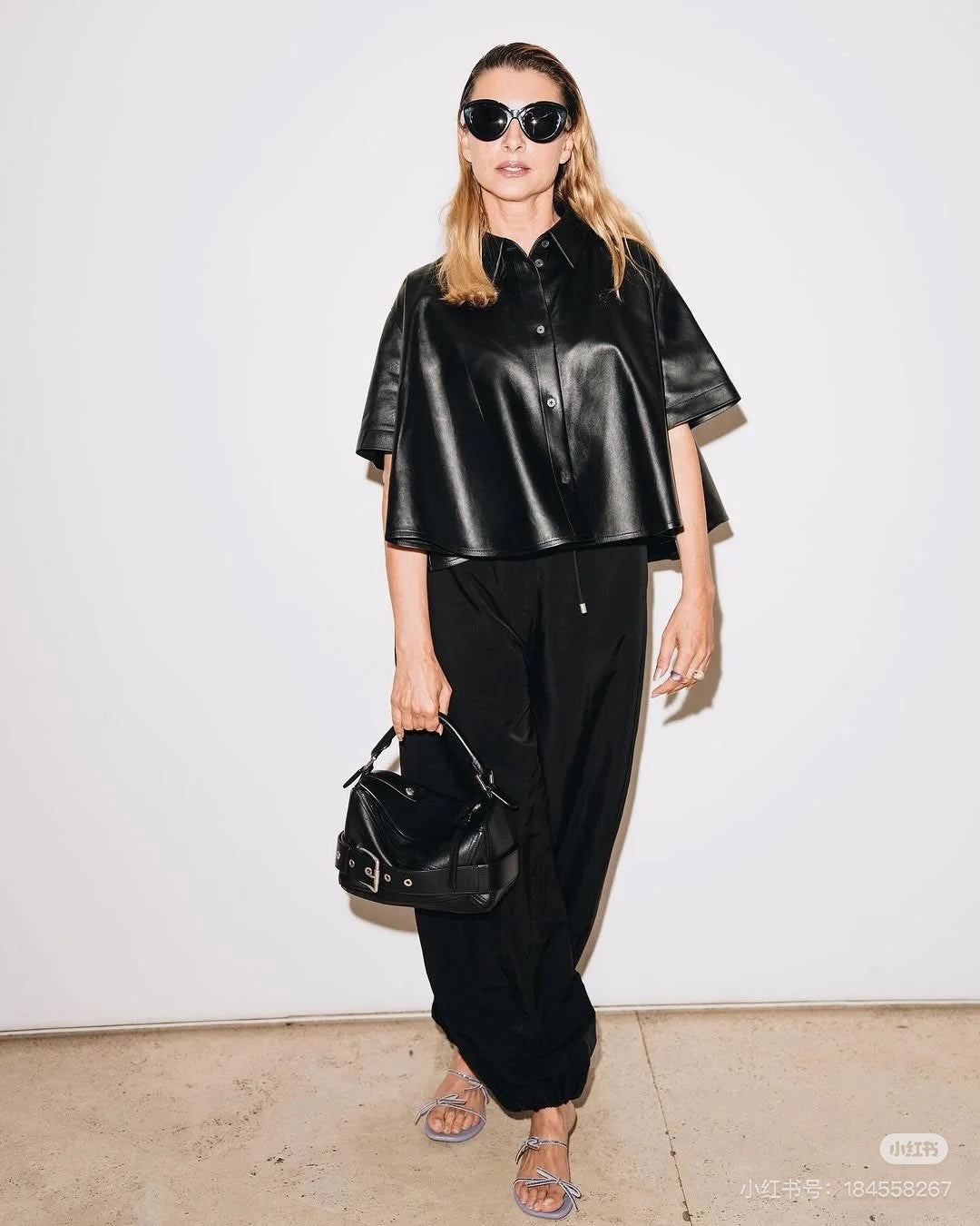 Loe 25fw leather jacket