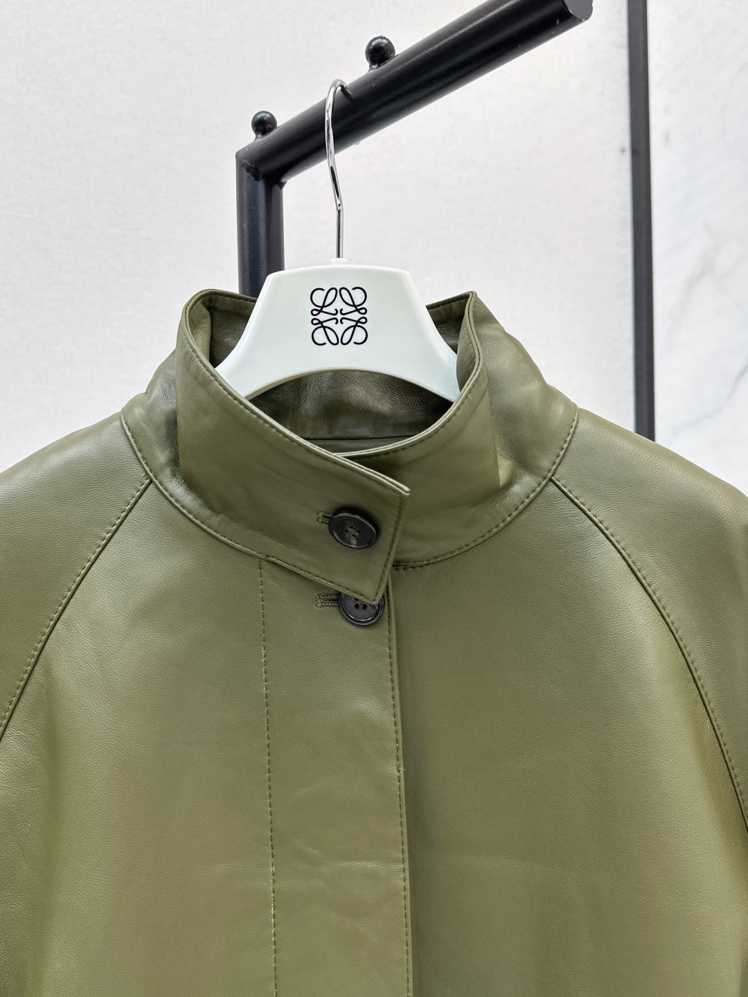 Loe 25fw leather jacket