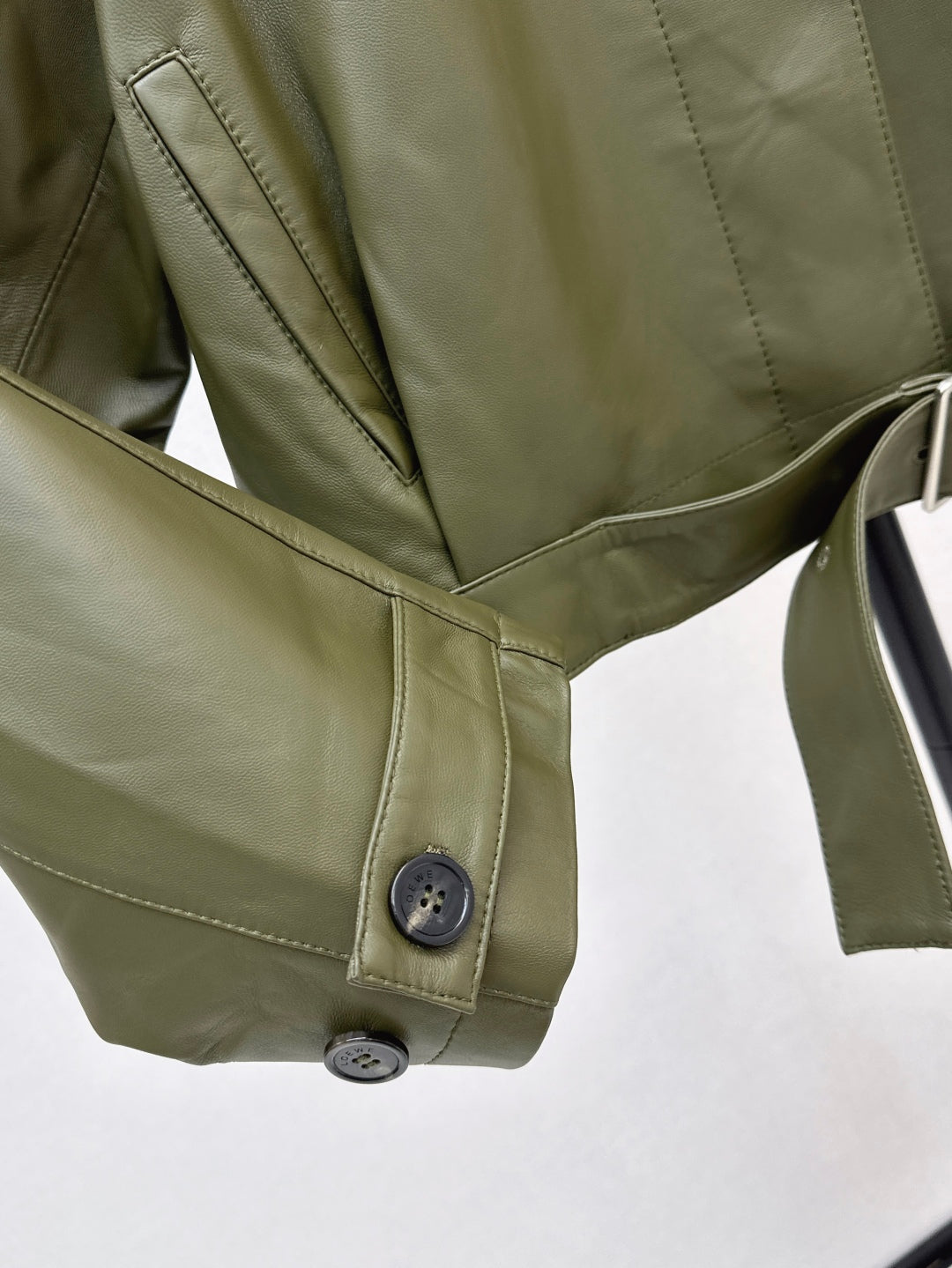 Loe 25fw leather jacket