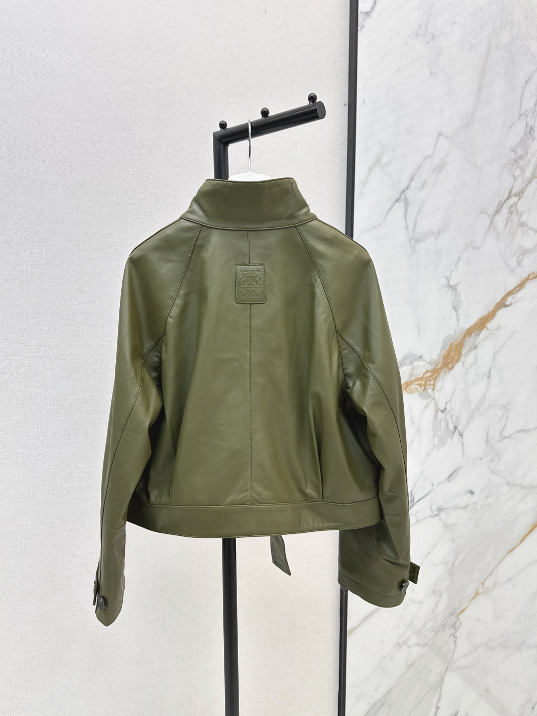 Loe 25fw leather jacket