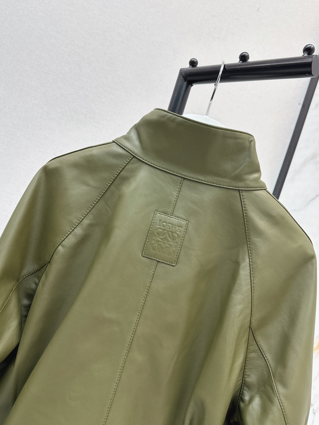 Loe 25fw leather jacket