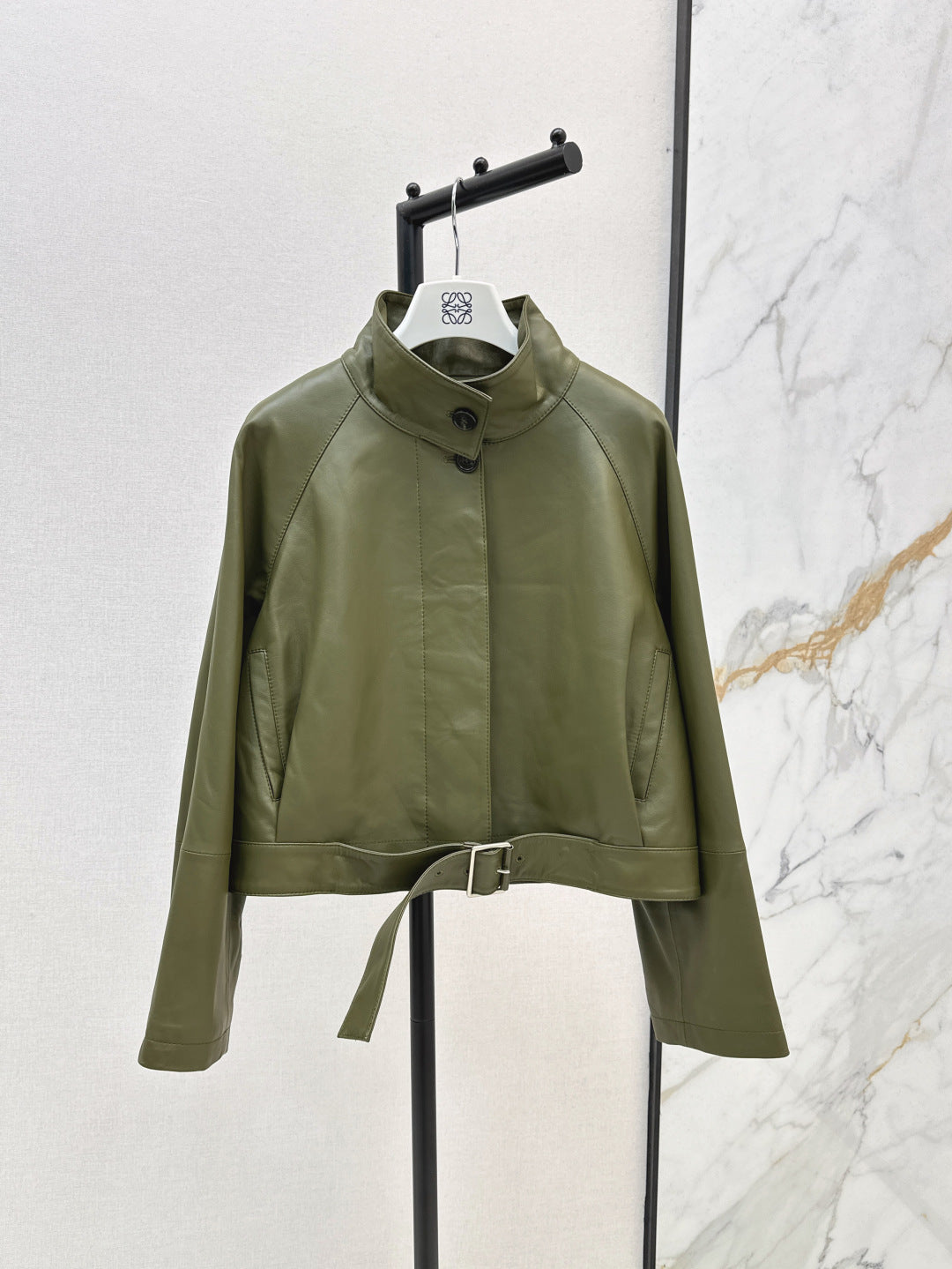 Loe 25fw leather jacket