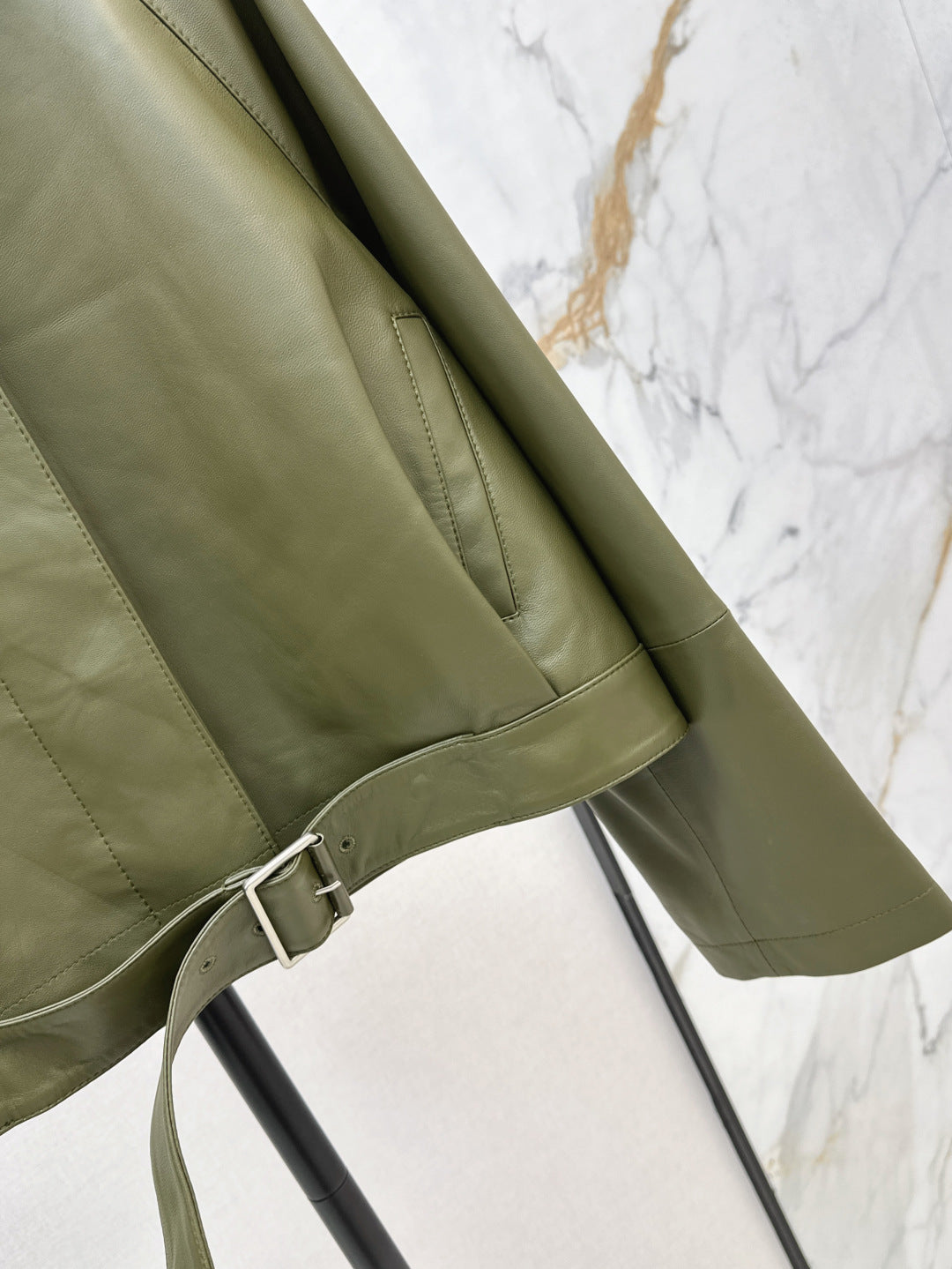 Loe 25fw leather jacket