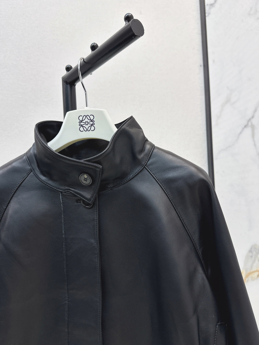 Loe 25fw leather jacket