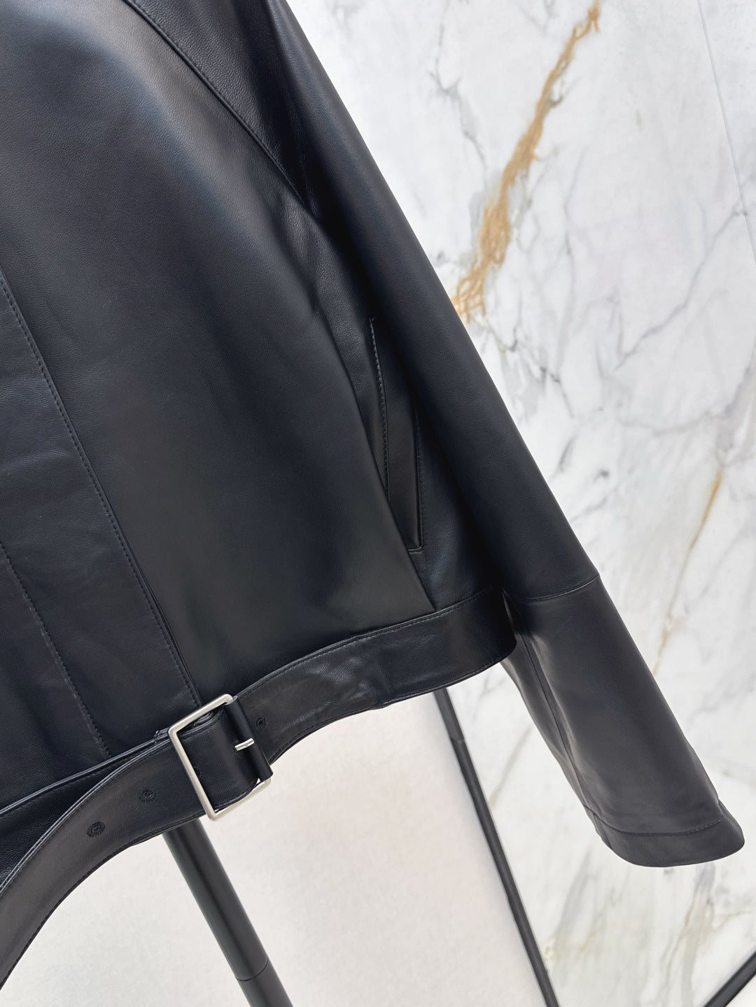 Loe 25fw leather jacket