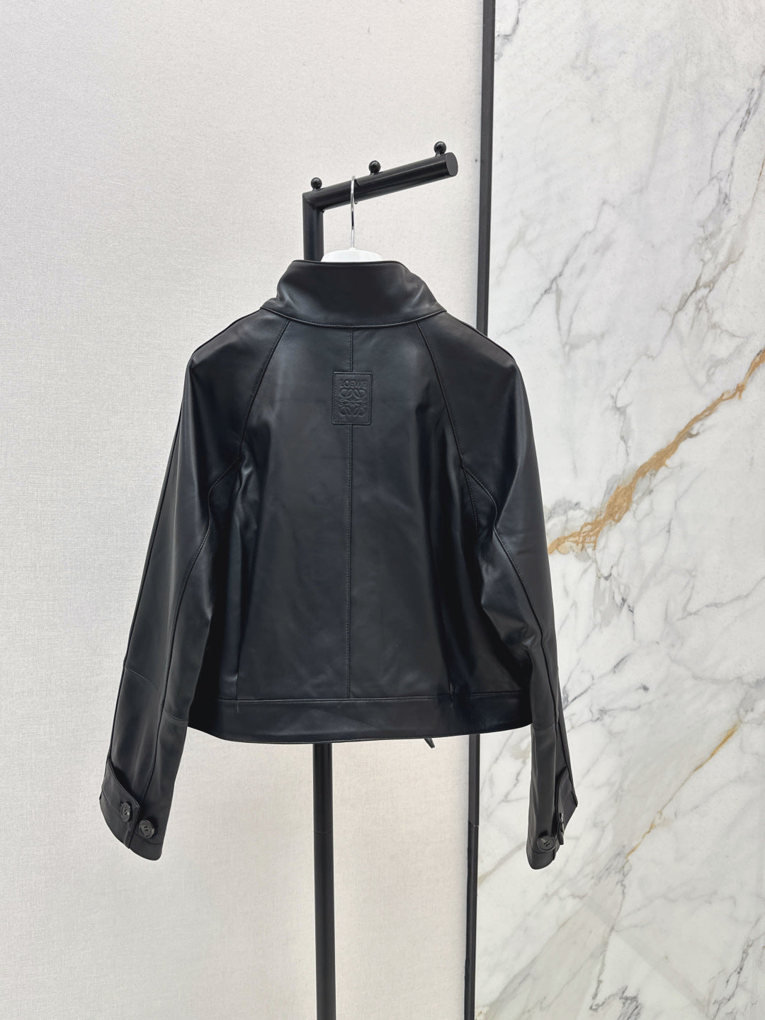 Loe 25fw leather jacket