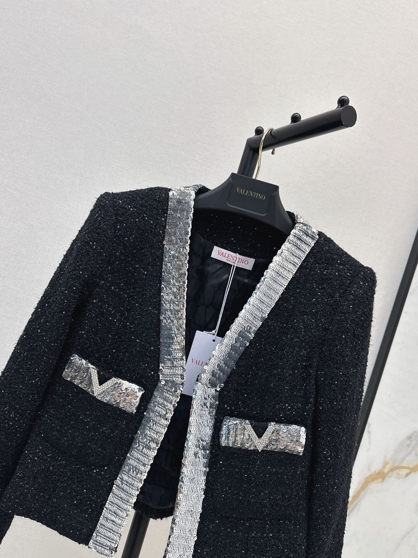 Valen 25fw beaded jacket