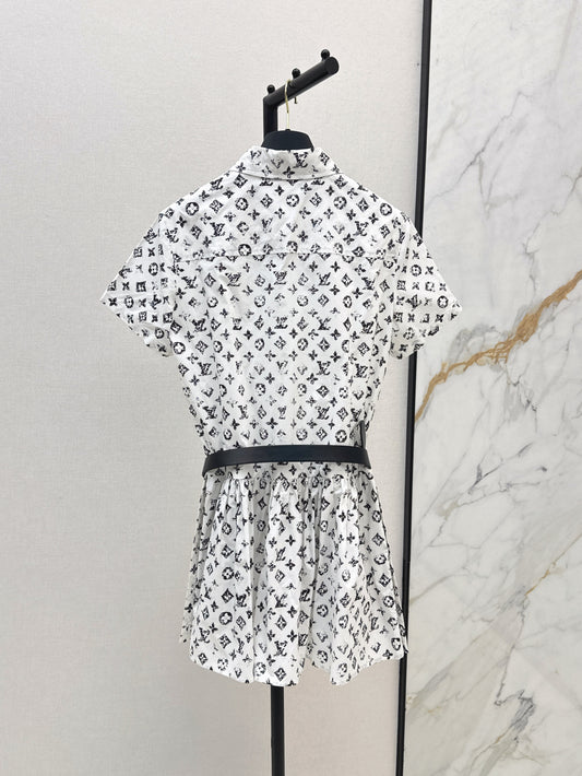 Louis 25ss print dress