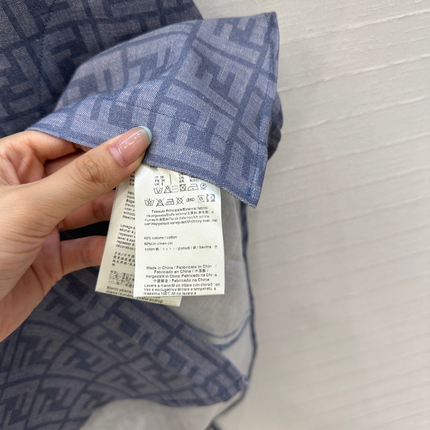 Fend 25ss print dress