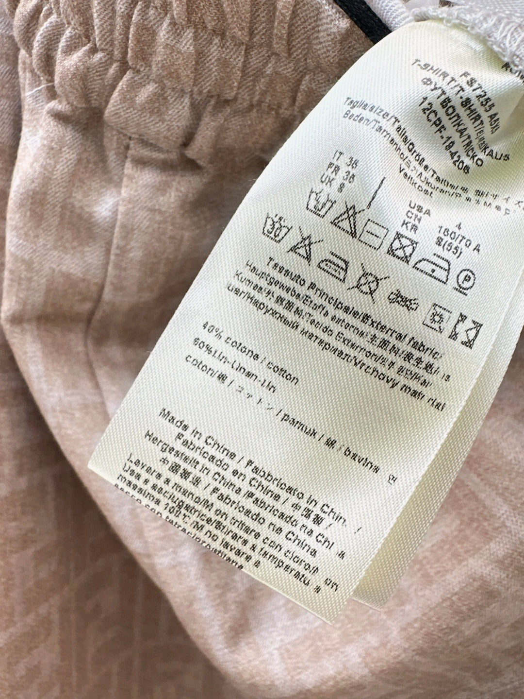 Fend 25ss print pants
