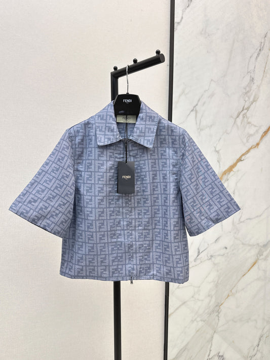 Fend 25ss print shirt