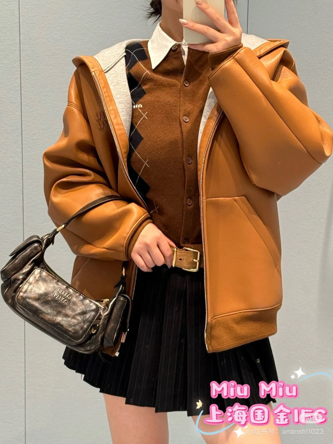 Miu 25fw oversize jacket