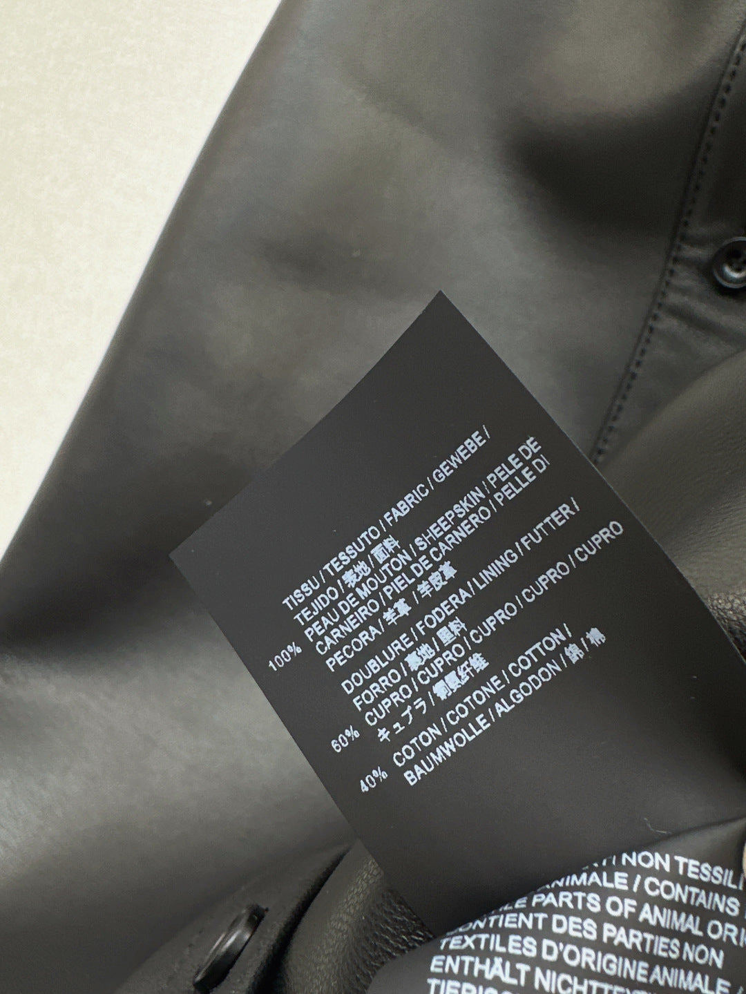 Miu 25fw leather jacket