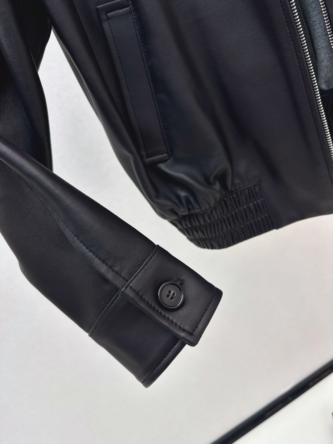 Miu 25fw leather jacket