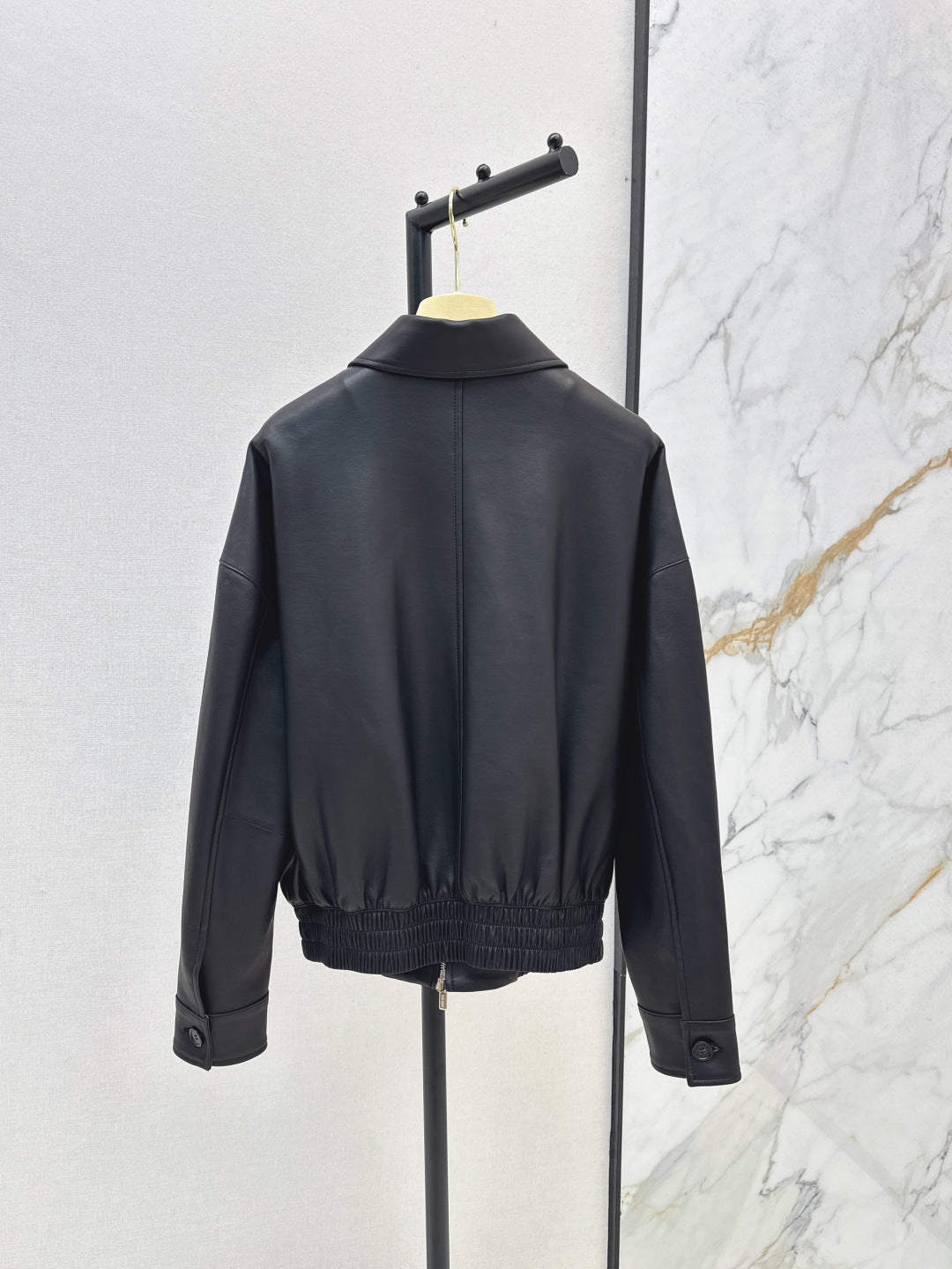 Miu 25fw leather jacket