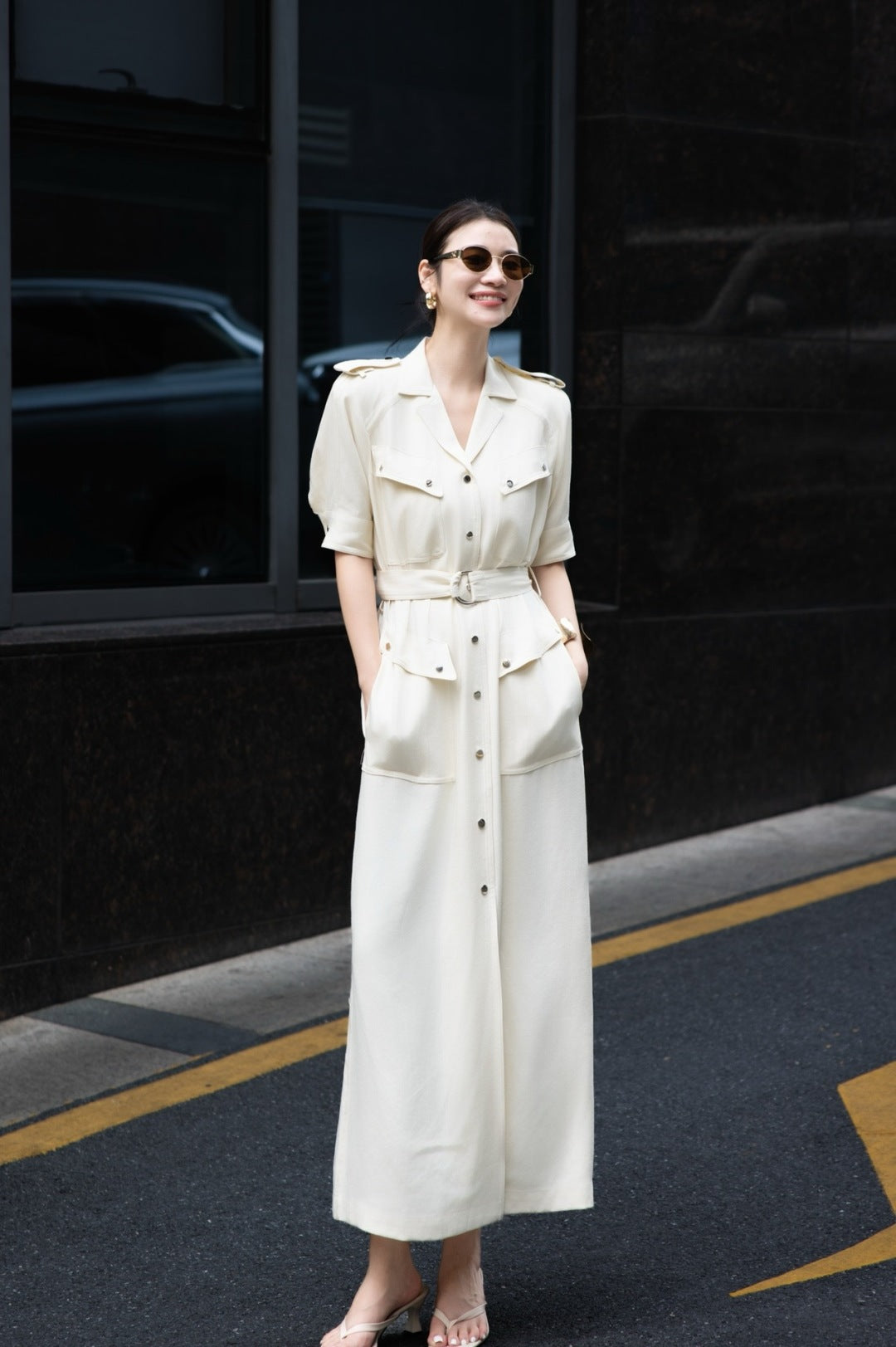Loro 25fw coat dress