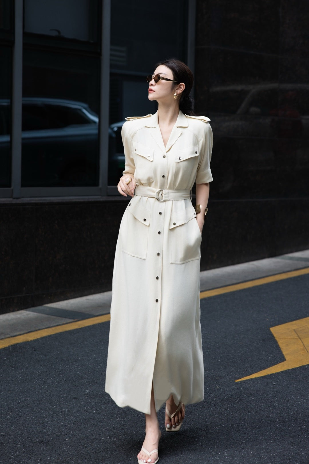Loro 25fw coat dress
