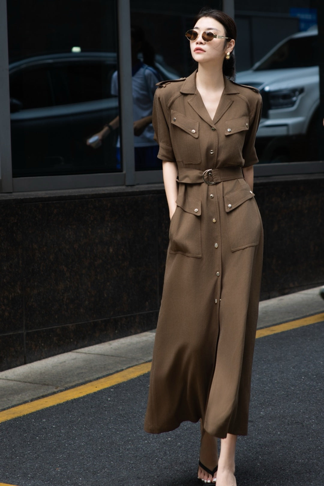 Loro 25fw coat dress