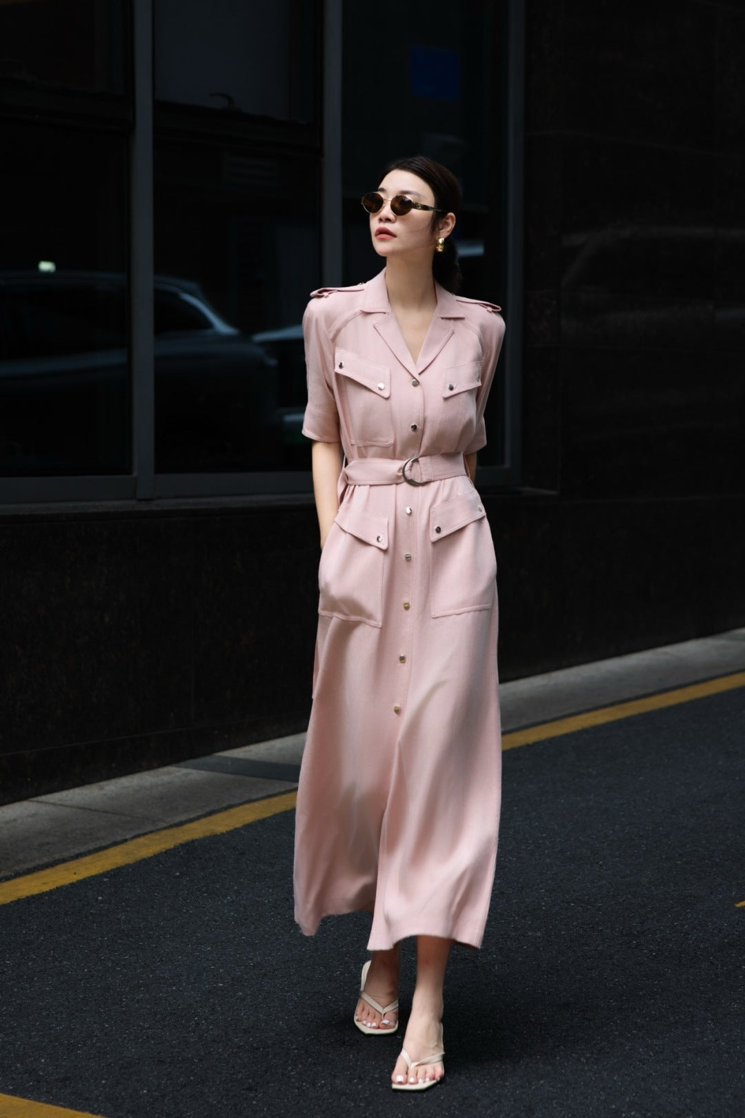 Loro 25fw coat dress