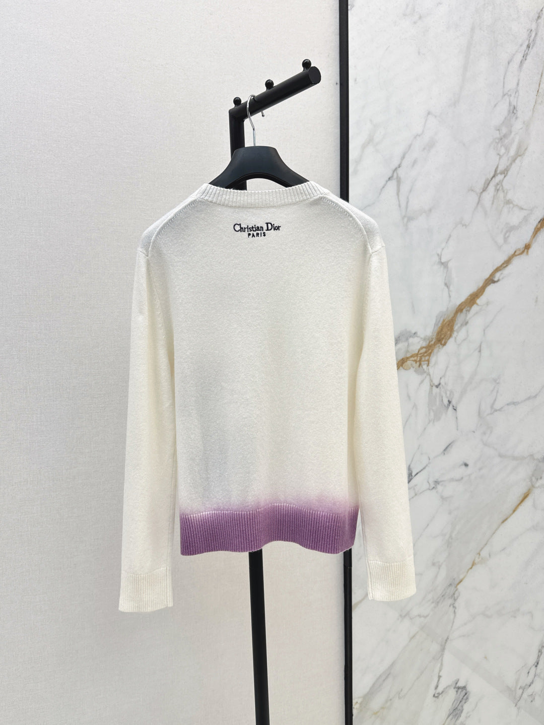 CD 25fw embroidered sweater