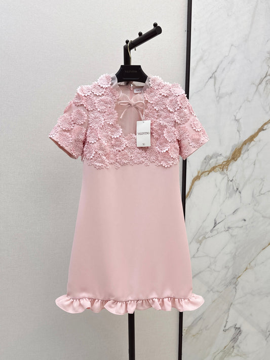 Valen 25fw embroidered dress