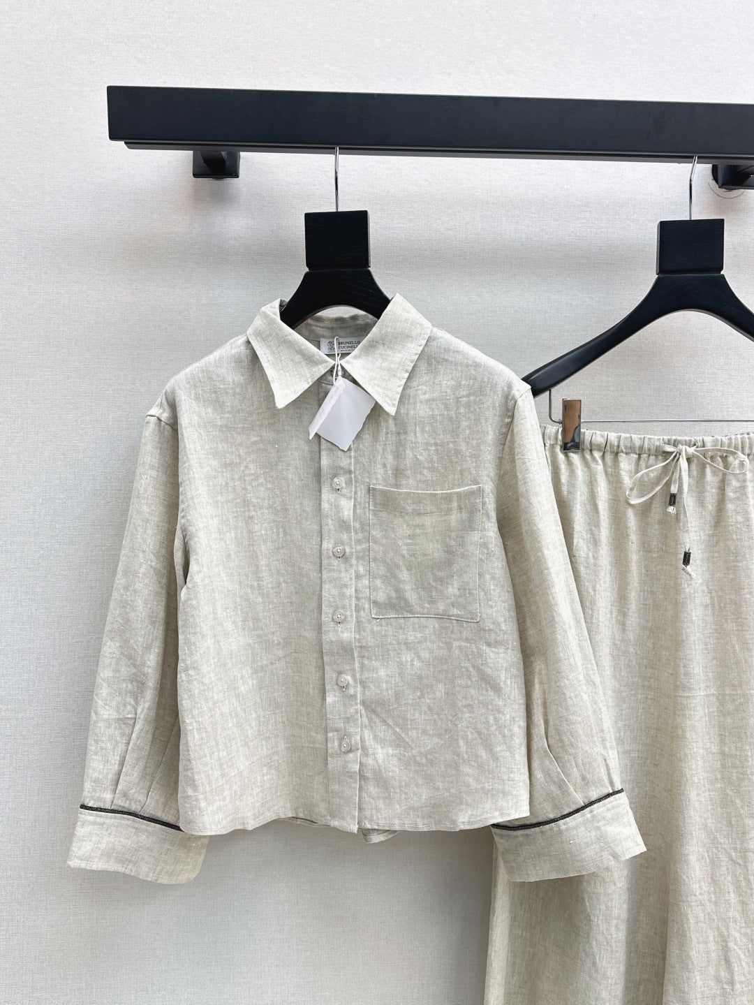 Brun 25fw linen suit