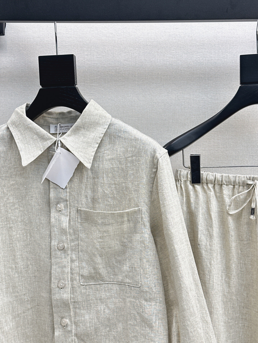 Brun 25fw linen suit