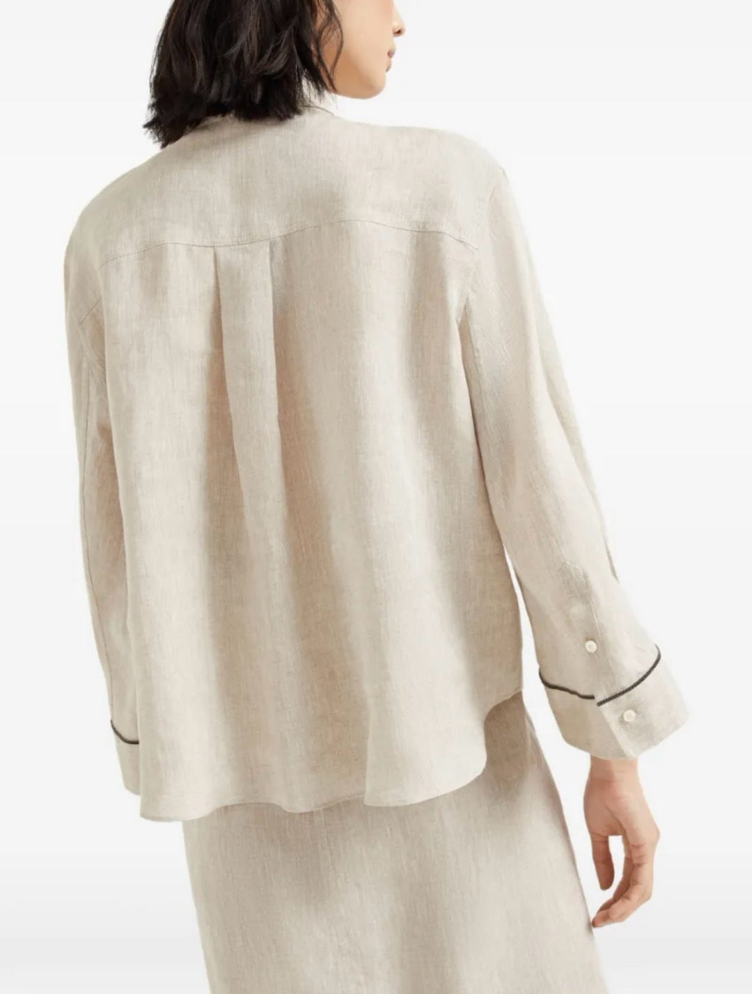 Brun 25fw linen suit