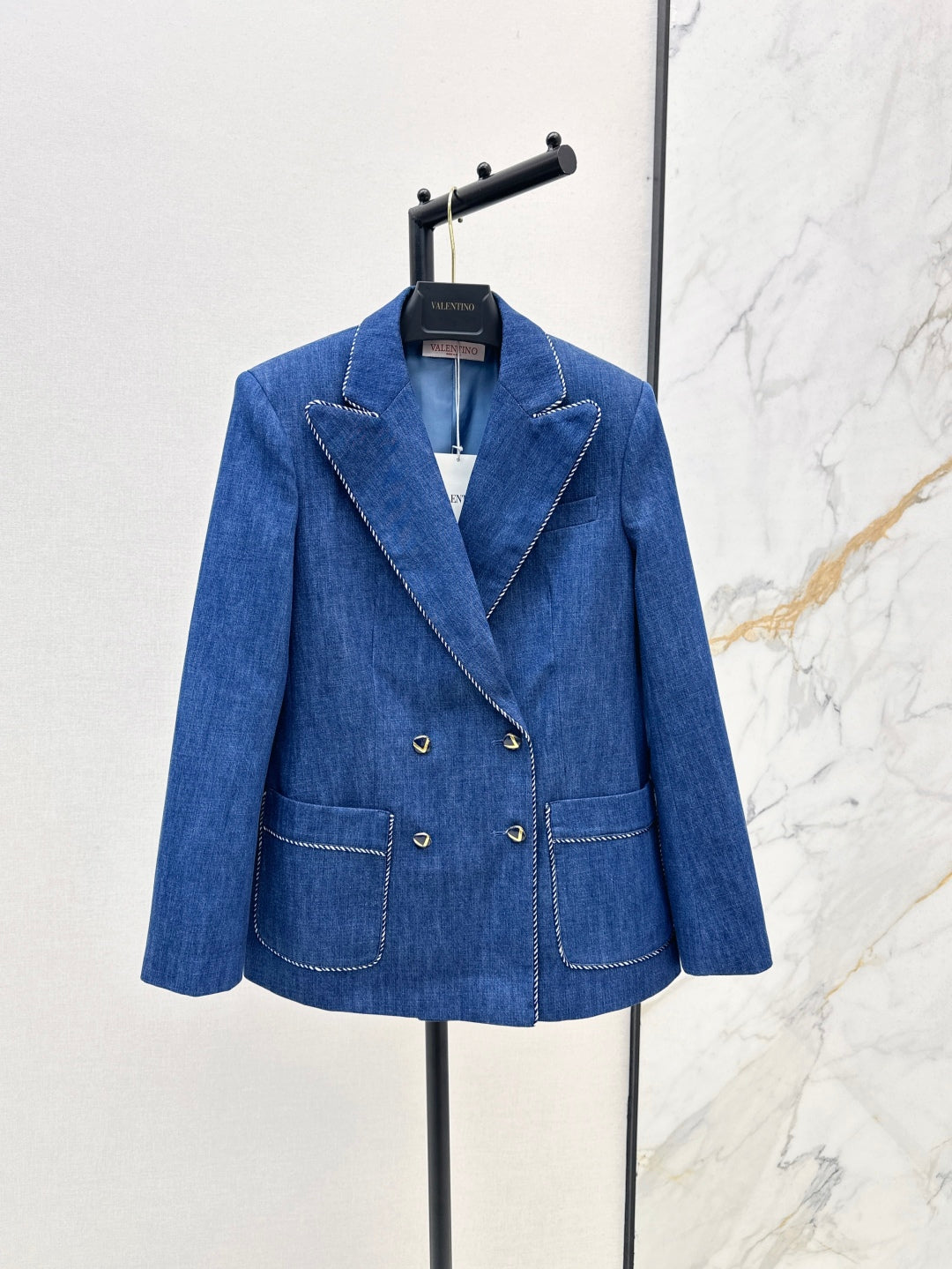 Valen 25fw denim blazer