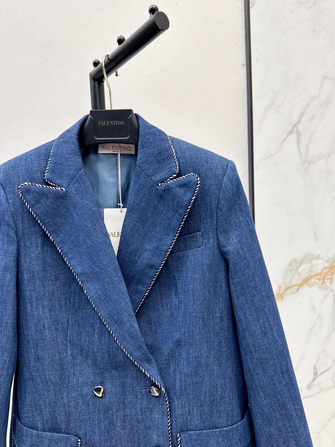 Valen 25fw denim blazer