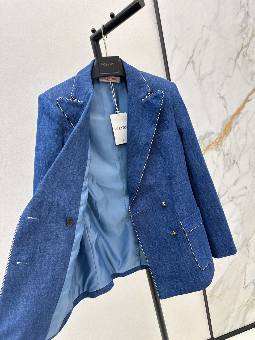 Valen 25fw denim blazer