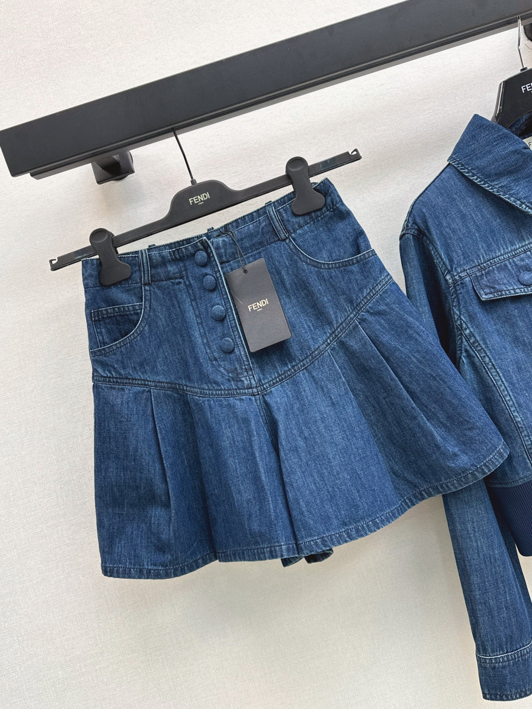 Fend 25fw denim skort