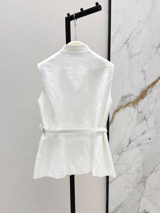 Loro 25ss Linen vest