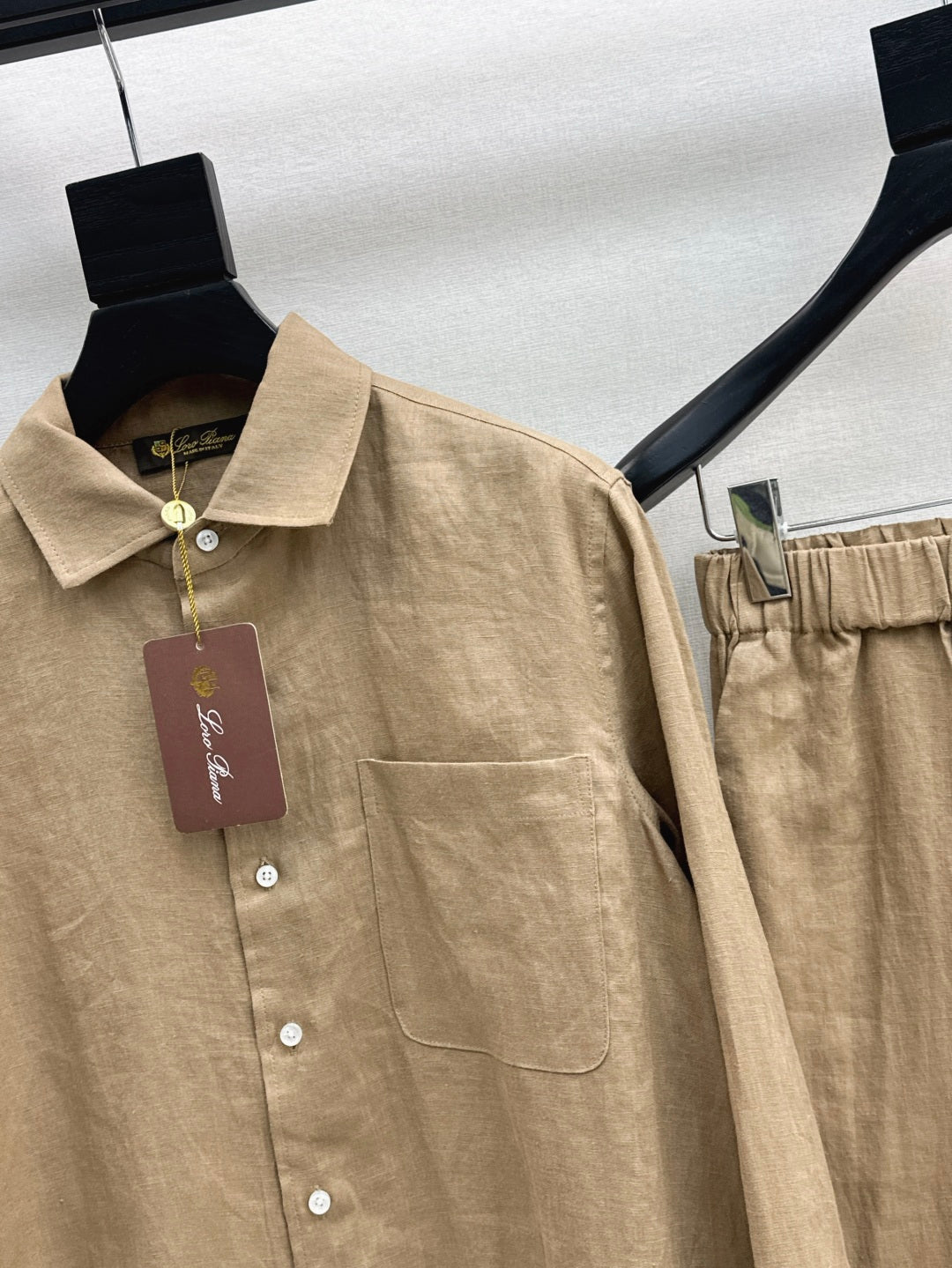 Loro 25ss linen suit