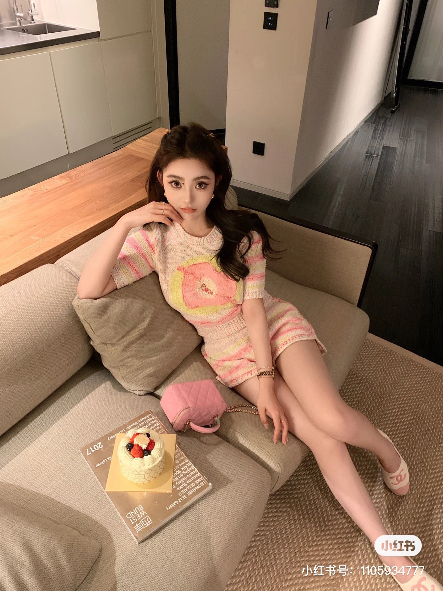Chan 24ss knit suit