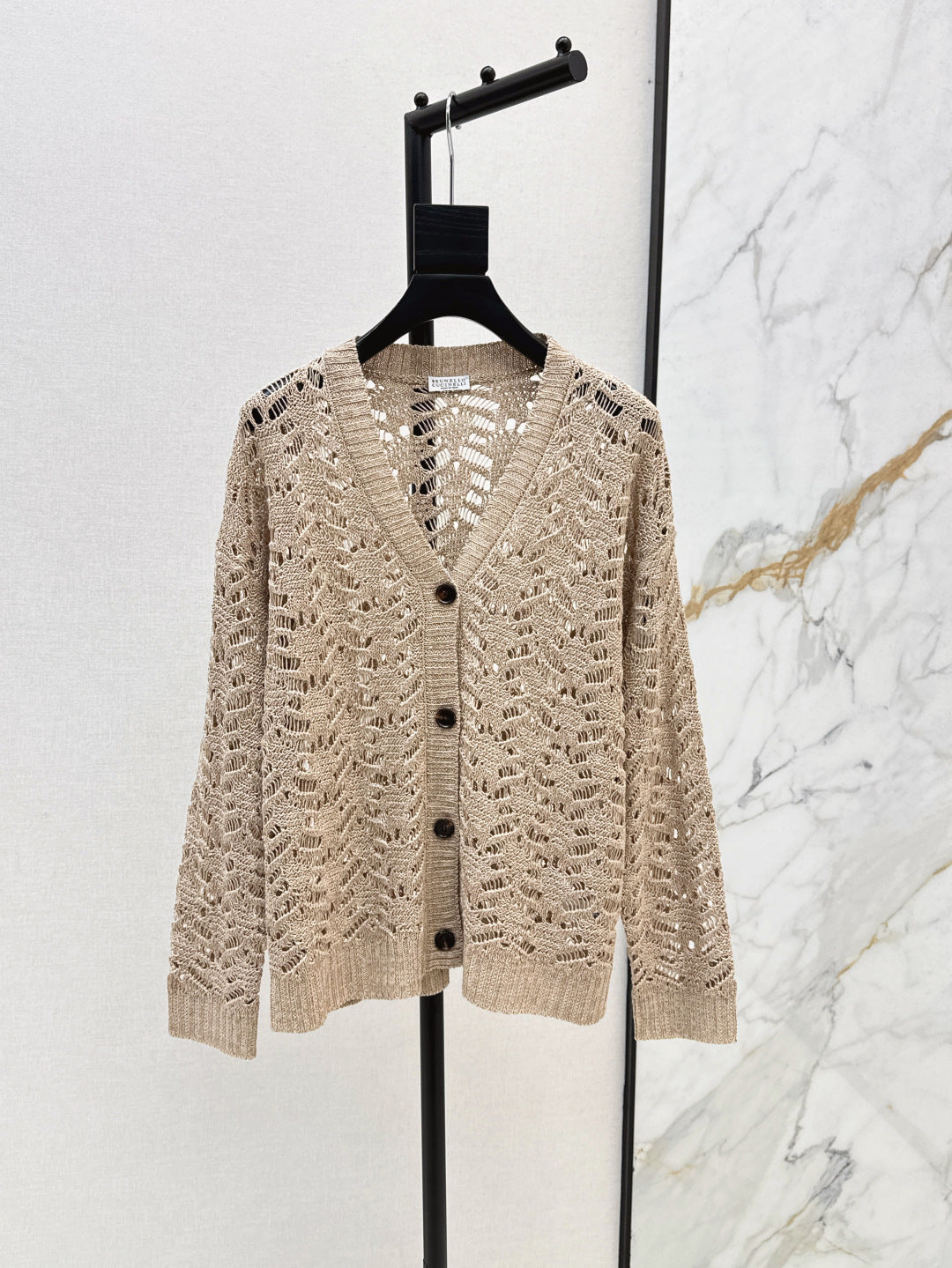 Brun 25fw lace cardigan