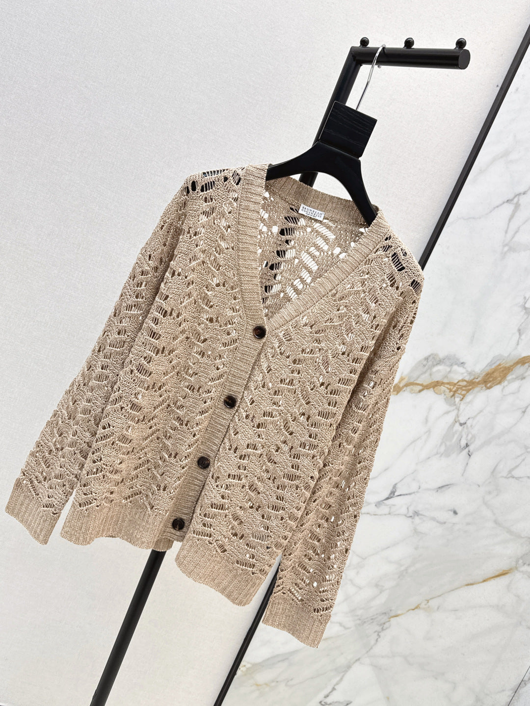 Brun 25fw lace cardigan