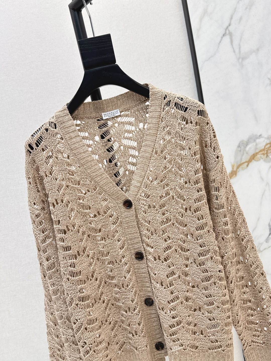 Brun 25fw lace cardigan