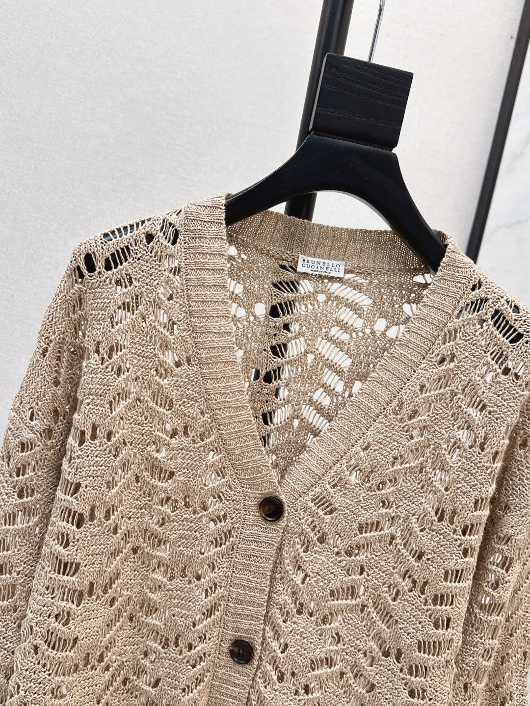 Brun 25fw lace cardigan