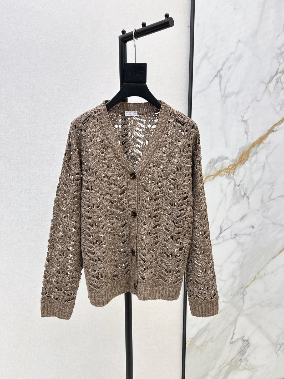 Brun 25fw lace cardigan