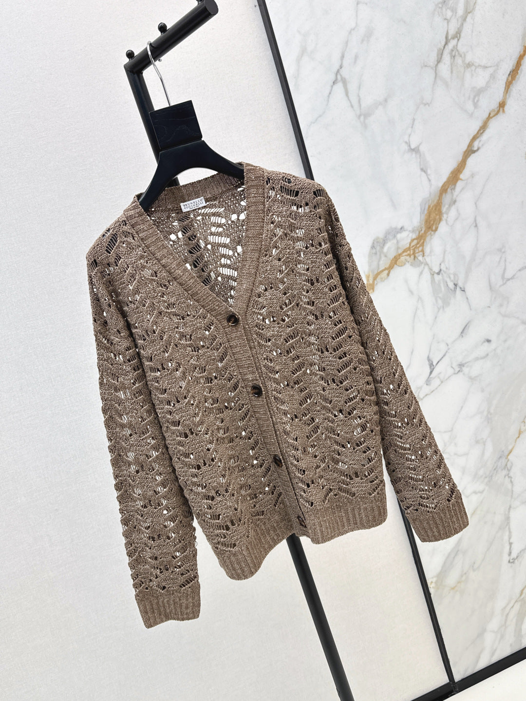 Brun 25fw lace cardigan