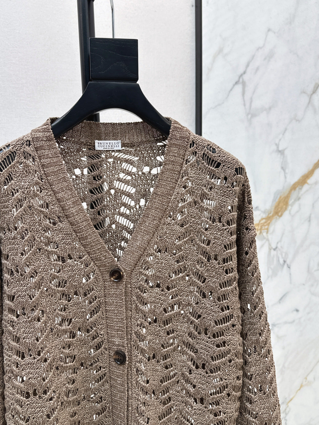 Brun 25fw lace cardigan