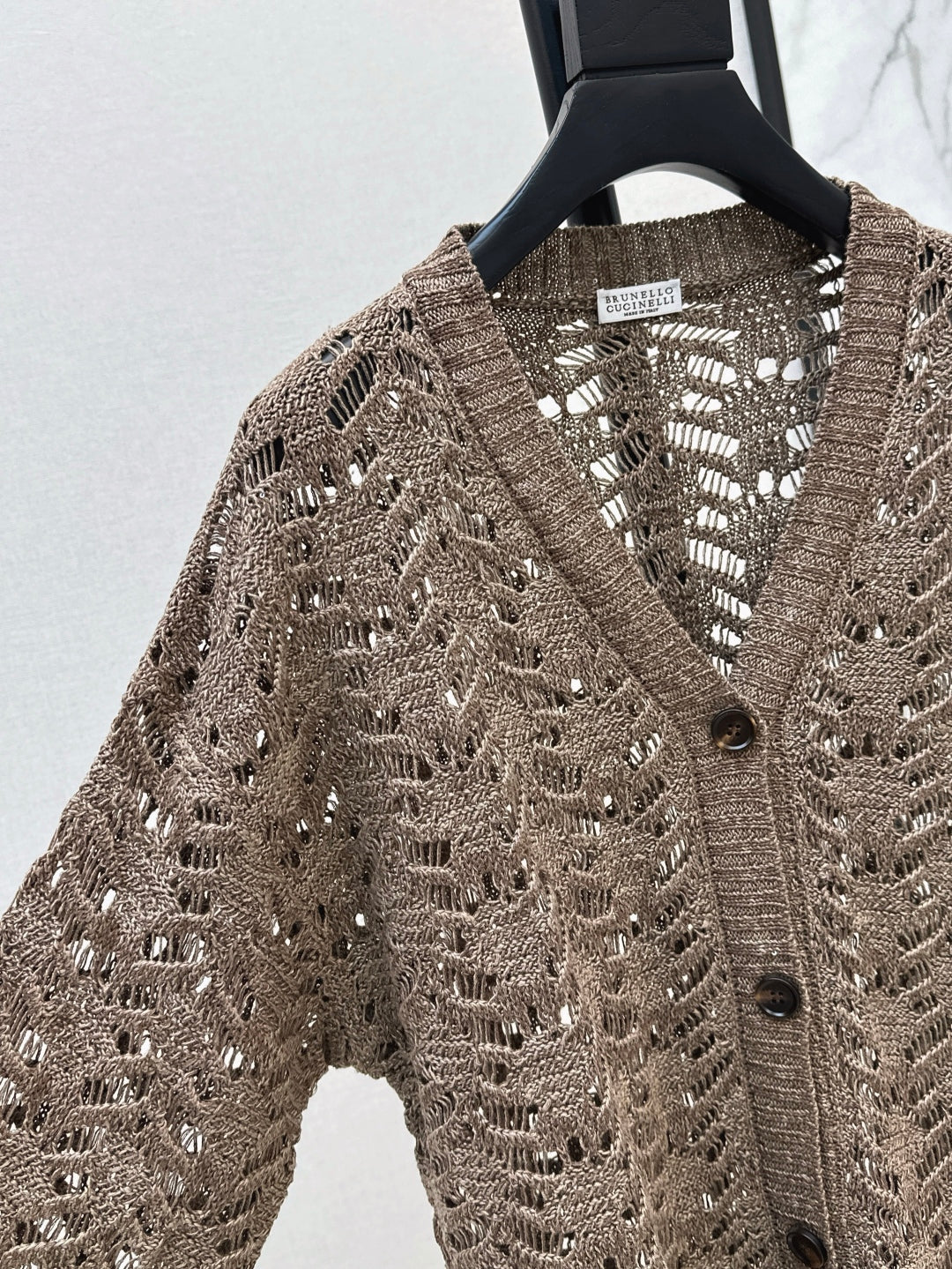 Brun 25fw lace cardigan