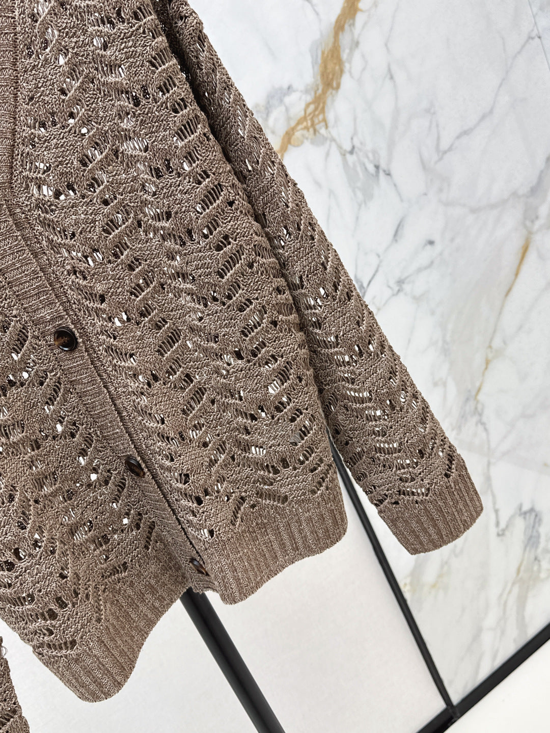 Brun 25fw lace cardigan