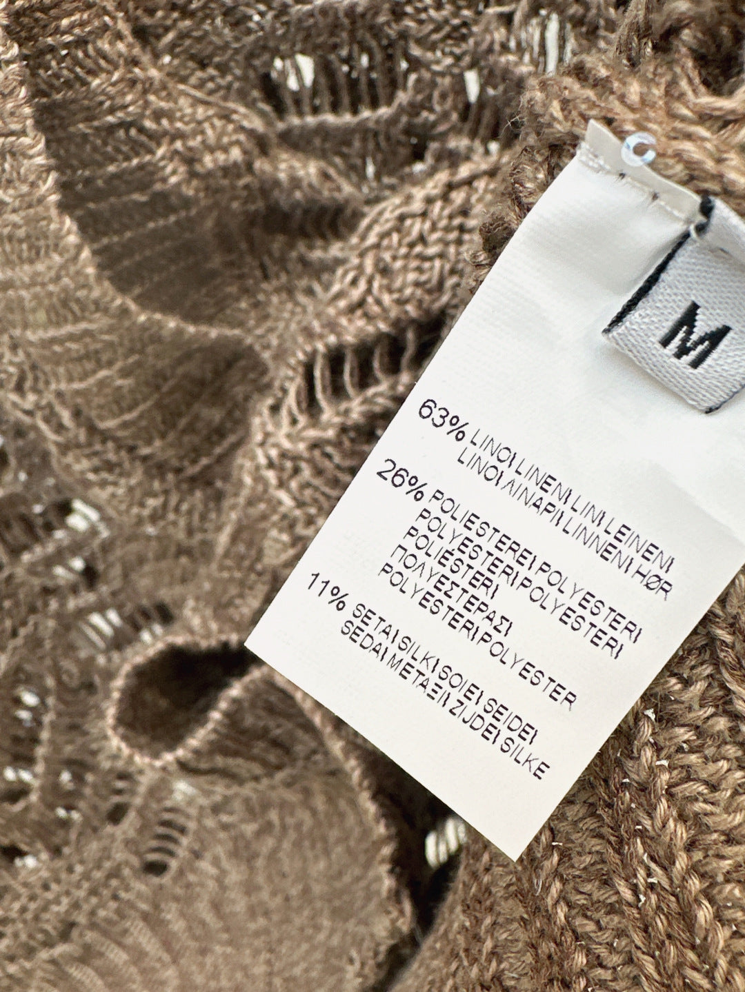 Brun 25fw lace cardigan