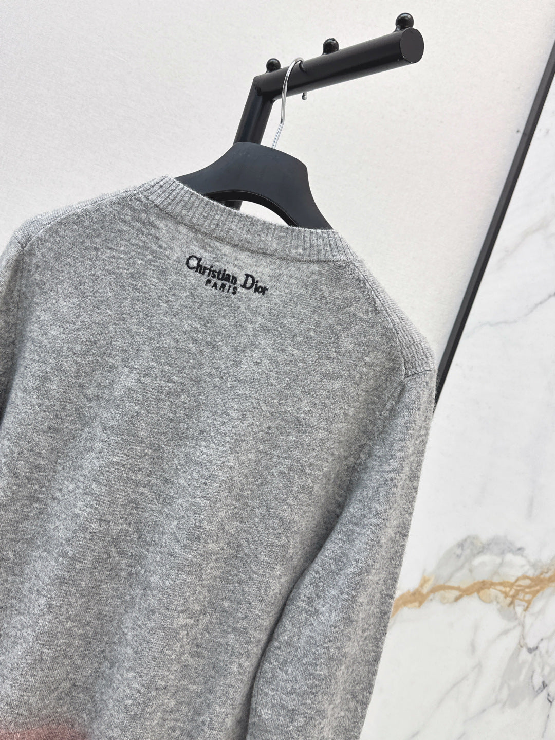 CD 25FW embroidered sweater